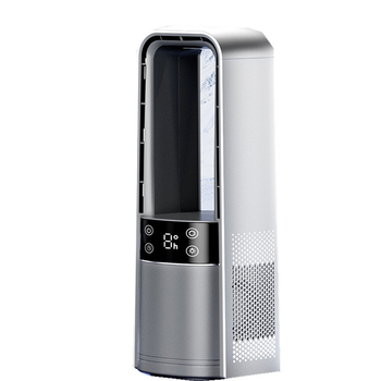 USB ventiliatorius be mentelių su natūraliu vėju, 4 greičiai, įmontuota 2000–4000 mAh baterija, veikimo laikas 8–12 valandų