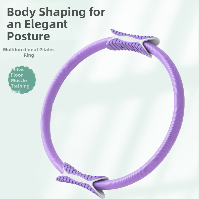 Pilates žiedas jogai – atsparumo žiedas kūno formavimui, pilvo ir kojų tonizavimui (Prekės ženklas: Tang xuan; Kilmė: Yiwu; Jogos priedas)