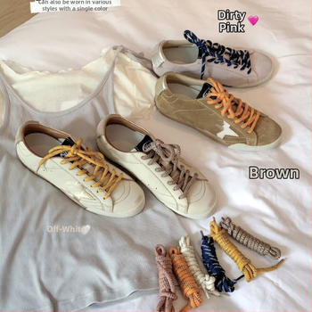 Adidași femei, capac superior din piele de vită, talpă din cauciuc, șireturi, model Mandarin Duck, stil casual zilnic