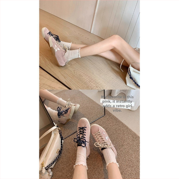 Adidași femei, capac superior din piele de vită, talpă din cauciuc, șireturi, model Mandarin Duck, stil casual zilnic