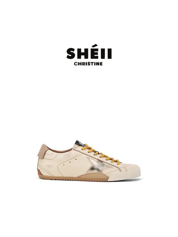 Adidași femei, capac superior din piele de vită, talpă din cauciuc, șireturi, model Mandarin Duck, stil casual zilnic