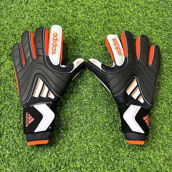 Futbola vārtsarga cimdi ar siksnām, latekss, Miketon, universāli, nodilumizturīgi