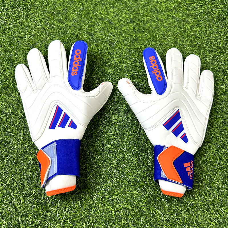 Futbola vārtsarga cimdi ar siksnām, latekss, Miketon, universāli, nodilumizturīgi