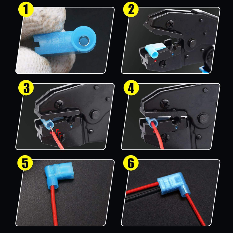 Terminal de presare la rece – AOWIFT, Interfață: Conectare prin cablu la rece, Model: Terminal de presare la rece, Articol nr. 1