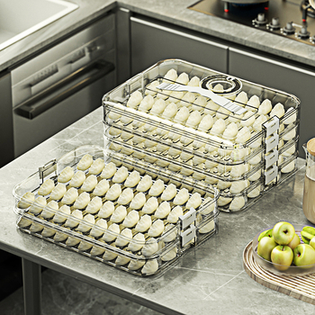 Beduo Yang – кутия за пелмени с многоетажна конструкция, запечатано съхранение, преносимост, пластмаса хранителен клас