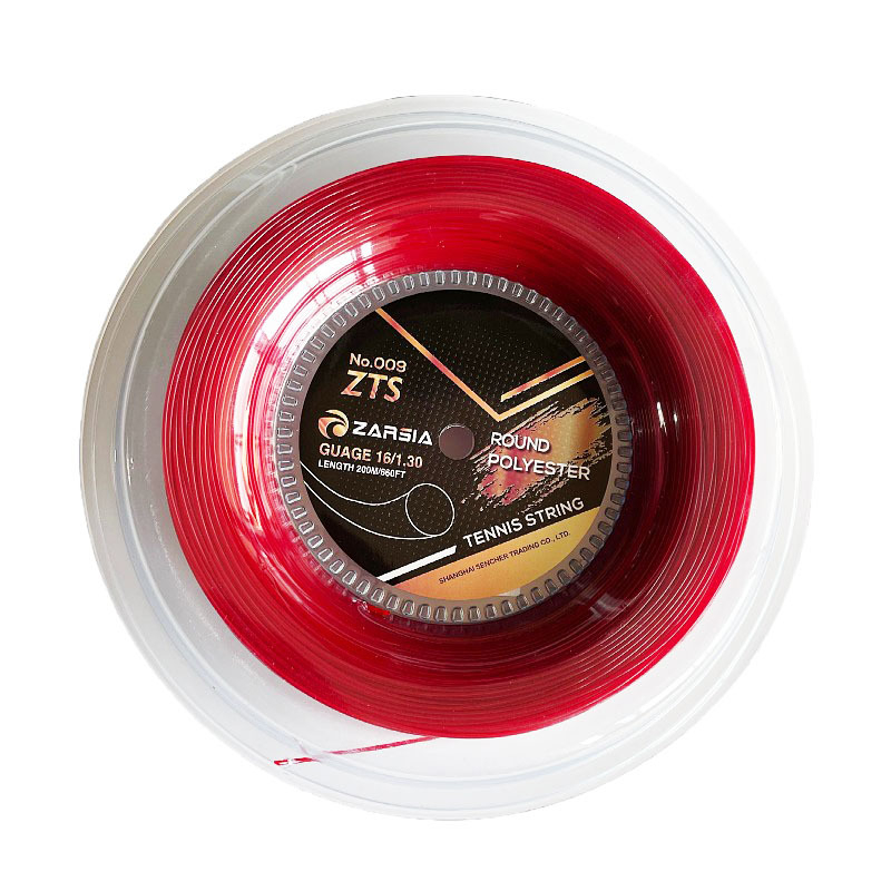 ZARSIA 4G poliészter kerek ütőzsinór teniszhez, edzésre, 200 m