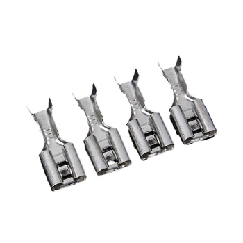 Krimpani bakreni terminalni konektor, 4.8/6.3 mm, ženski konektor, 1000 kom