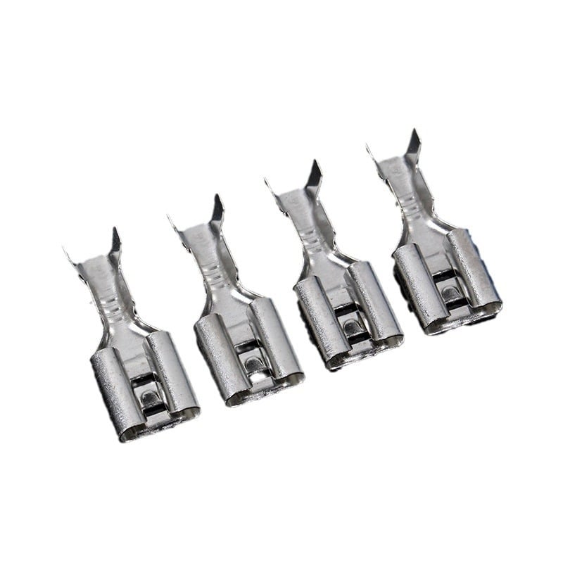 Krimpani bakreni terminalni konektor, 4.8/6.3 mm, ženski konektor, 1000 kom