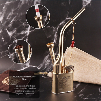 Ūdens pīpe Forten, vara korpuss, dubultās izmantošanas, jaunais ķīniešu stils (Zīmols: Forten • Materiāls: Vara • Stils: Jaunais ķīniešu stils • Funkcija: Dubultā izmantošana)