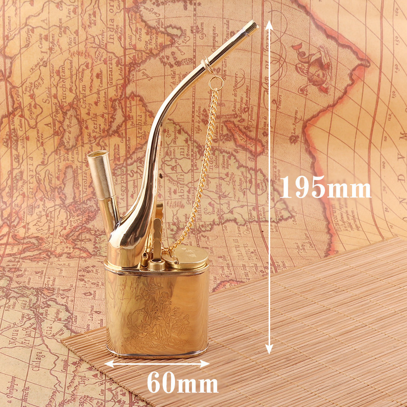 Ūdens pīpe Forten, vara korpuss, dubultās izmantošanas, jaunais ķīniešu stils (Zīmols: Forten • Materiāls: Vara • Stils: Jaunais ķīniešu stils • Funkcija: Dubultā izmantošana)