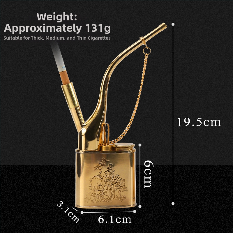 Ūdens pīpe Forten, vara korpuss, dubultās izmantošanas, jaunais ķīniešu stils (Zīmols: Forten • Materiāls: Vara • Stils: Jaunais ķīniešu stils • Funkcija: Dubultā izmantošana)