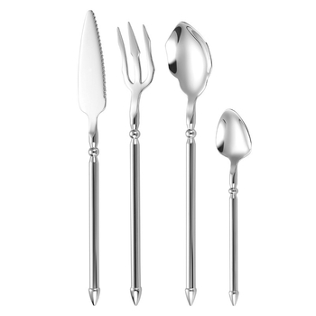 LEKEJA set pribora za jelo od 304 nehrđajućeg čelika s oglednim poliranjem, ručno izrađen