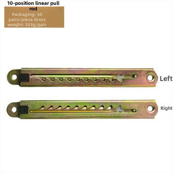 Teleszkópos magasságállító húzórúd orvosi ágyakhoz és rajztáblákhoz, vasból, sajtolással és elektroplattolással