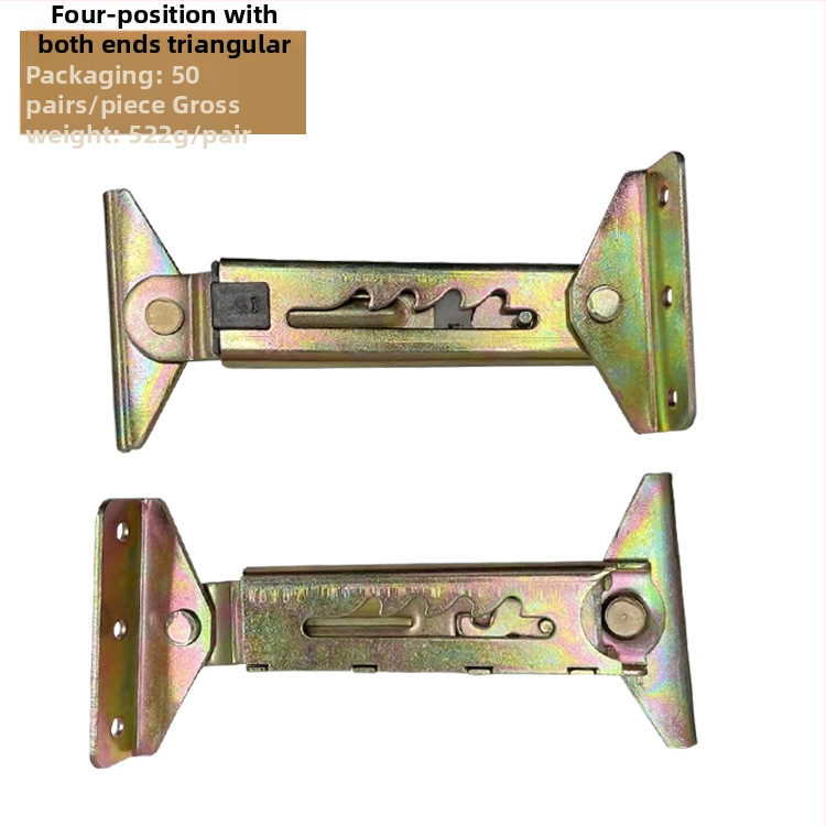 Teleszkópos magasságállító húzórúd orvosi ágyakhoz és rajztáblákhoz, vasból, sajtolással és elektroplattolással