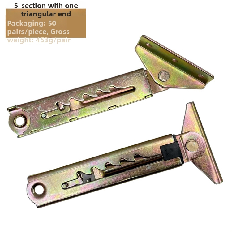 Teleszkópos magasságállító húzórúd orvosi ágyakhoz és rajztáblákhoz, vasból, sajtolással és elektroplattolással