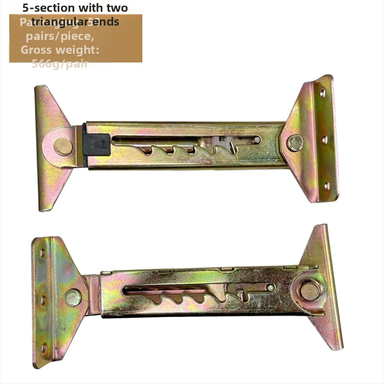 Teleszkópos magasságállító húzórúd orvosi ágyakhoz és rajztáblákhoz, vasból, sajtolással és elektroplattolással