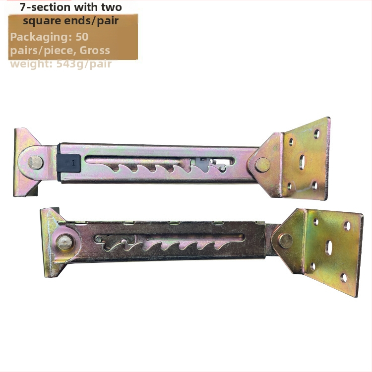 Teleszkópos magasságállító húzórúd orvosi ágyakhoz és rajztáblákhoz, vasból, sajtolással és elektroplattolással