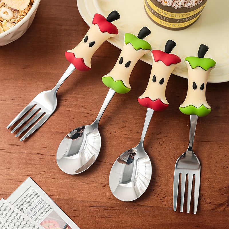 Šakutė ir šaukštas, 304 nerūdijančiojo plieno, veidrodinis poliravimas, pritaikymas įmanomas, suaugusiems