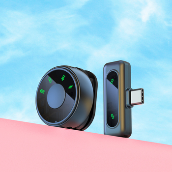 Lapel mikrofon za prijenos uživo, model J8, ugrađena baterija, frekvencijski raspon 20 Hz–20 kHz, SNR ≥75 dB, Bluetooth 5.2, ABS kućište