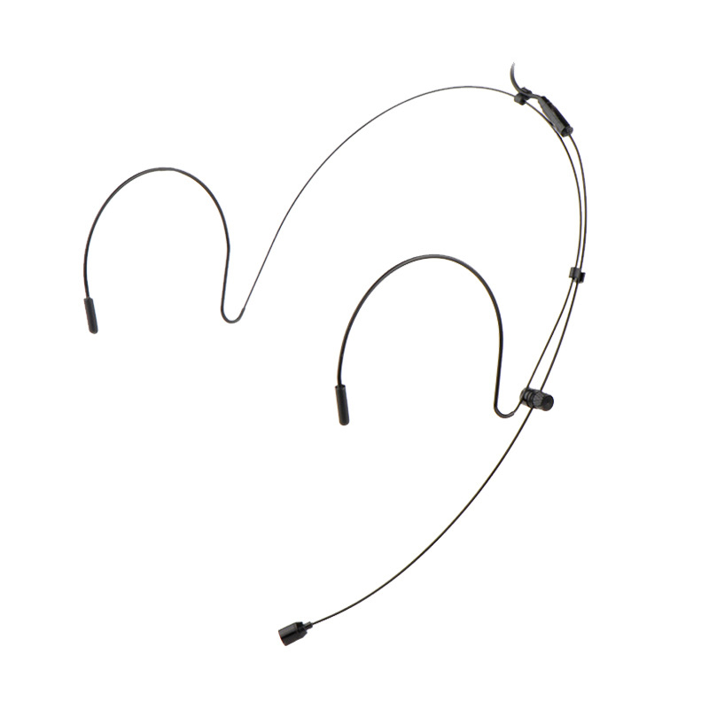 Хедсет кондензаторен микрофон с 3,5 мм жак и кабел дълъг 1 м; честотен диапазон 20 Hz–20 kHz; SNR ≥75 dB