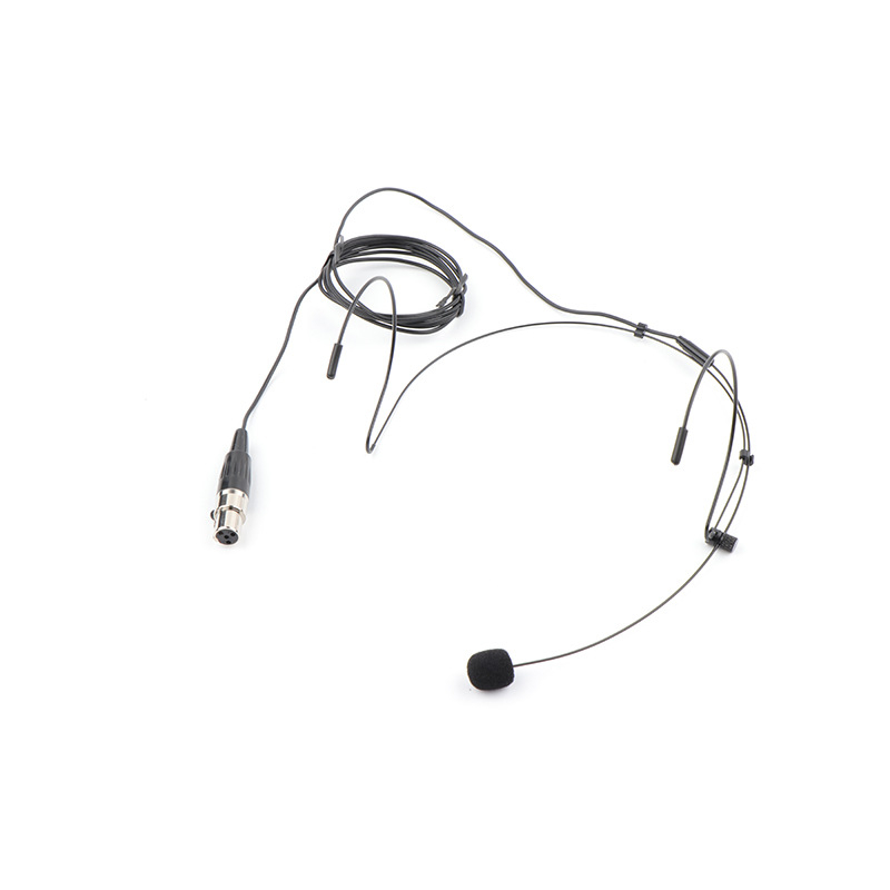 Хедсет кондензаторен микрофон с 3,5 мм жак и кабел дълъг 1 м; честотен диапазон 20 Hz–20 kHz; SNR ≥75 dB
