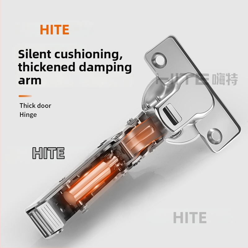 HITE spintos durų vyrius, nerūdijantis plienas, hidraulinis amortizavimas, atskiriamas