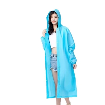 Ένα-κομμάτι αδιάβροχο Poncho για ενήλικες, EVA ύφασμα, παχύ, αδιάβροχο στρώμα με PE κόλλα