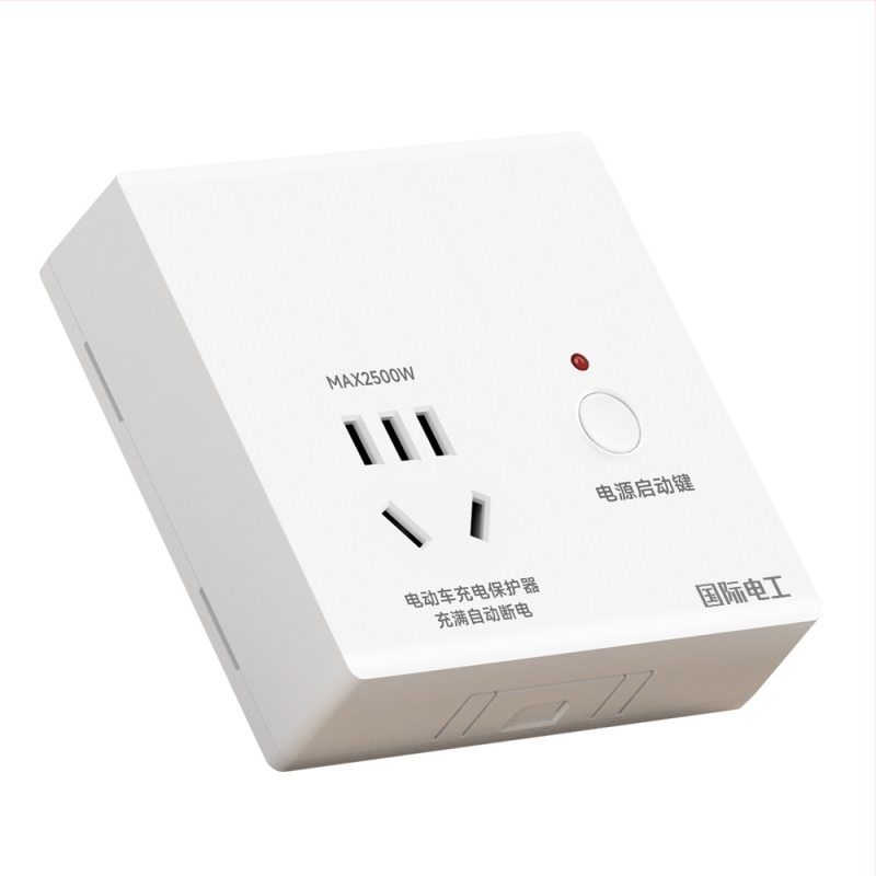 Elektriskā velosipēda pievienošanas panelis ar pieciem kontaktligzdām, automātiska izslēgšana uzlādes laikā un aizsardzība pret pārlādēšanu, 10 A, 250 V, CCC sertifikāts, sienas stiprinājums