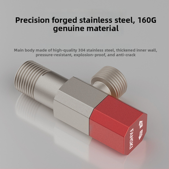 Roostevabast terasest nurga ventiil, sisseehitatud paigaldus, tööpinge 1,0 MPa, 1/2-tollised ühendused, universaalne külm- ja kuumale veele