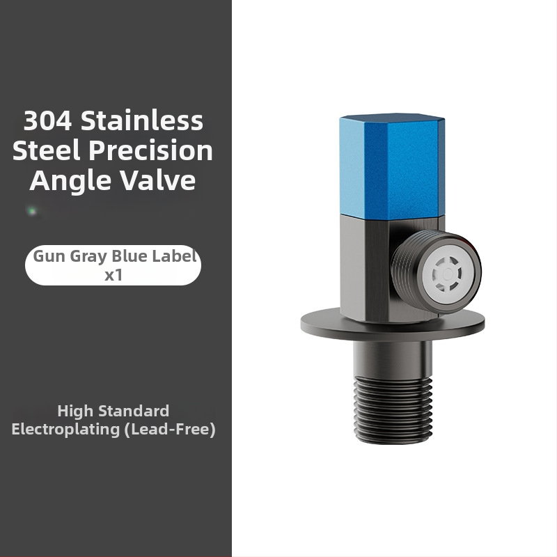 Roostevabast terasest nurga ventiil, sisseehitatud paigaldus, tööpinge 1,0 MPa, 1/2-tollised ühendused, universaalne külm- ja kuumale veele