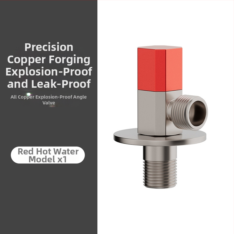 Roostevabast terasest nurga ventiil, sisseehitatud paigaldus, tööpinge 1,0 MPa, 1/2-tollised ühendused, universaalne külm- ja kuumale veele