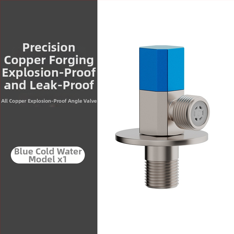 Roostevabast terasest nurga ventiil, sisseehitatud paigaldus, tööpinge 1,0 MPa, 1/2-tollised ühendused, universaalne külm- ja kuumale veele