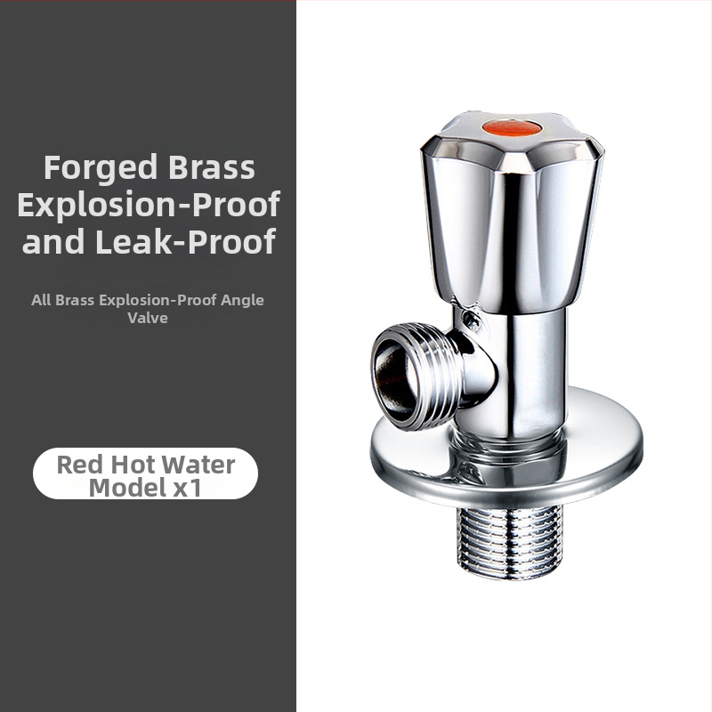 Roostevabast terasest nurga ventiil, sisseehitatud paigaldus, tööpinge 1,0 MPa, 1/2-tollised ühendused, universaalne külm- ja kuumale veele