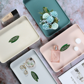 Πιατέλα Nordic στυλ από μελαμίνη, τετράγωνο σχήμα, εκτύπωση λογότυπου και παραμετροποίηση