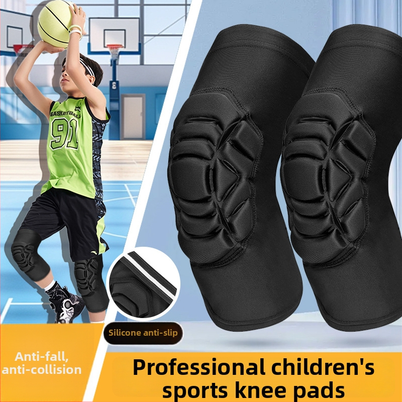 Παιδικά προστατευτικά γόνατος και αγκώνα για αθλήματα (Προστατευτικά γόνατος; Για παιδιά; Κατάλληλα για μπάσκετ και ποδόσφαιρο; Κύριο υλικό: Σπαντέξ; Υλικό: Πολυεστέρας)