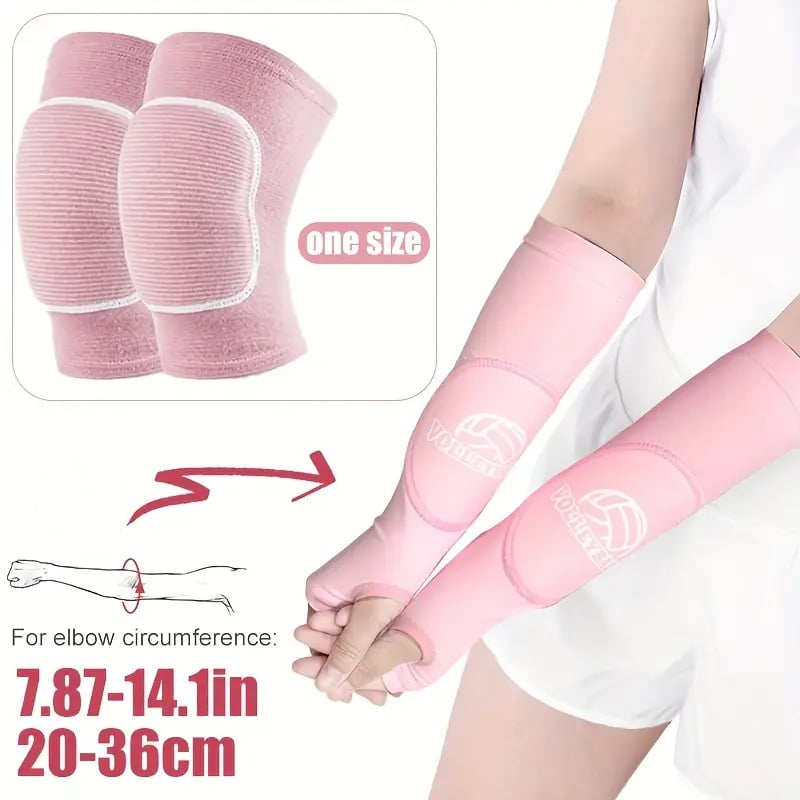 Wolf King protecții pentru cot din nailon pentru volei – pachet unic, protecție cot pentru antrenament