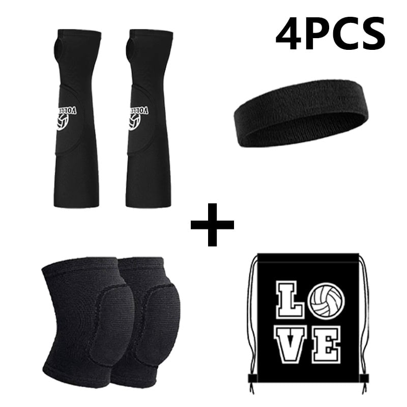 Wolf King protecții pentru cot din nailon pentru volei – pachet unic, protecție cot pentru antrenament