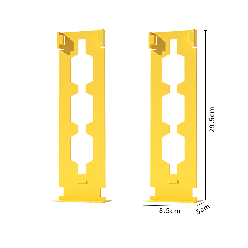 Разширяем разделител за чекмеджета за шкаф – хоризонтално и вертикално използване, PP материал, 1 слой, настолен монтаж