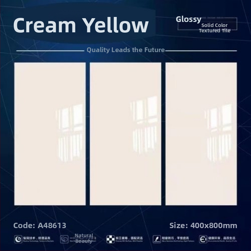 Sienų plytelės, blizgi paviršius, švelnus šviesos efektas, vonios kambariui, vandens įsigeriamumas ≤0.5%