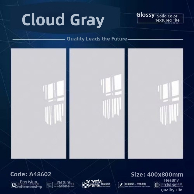 Sienų plytelės, blizgi paviršius, švelnus šviesos efektas, vonios kambariui, vandens įsigeriamumas ≤0.5%