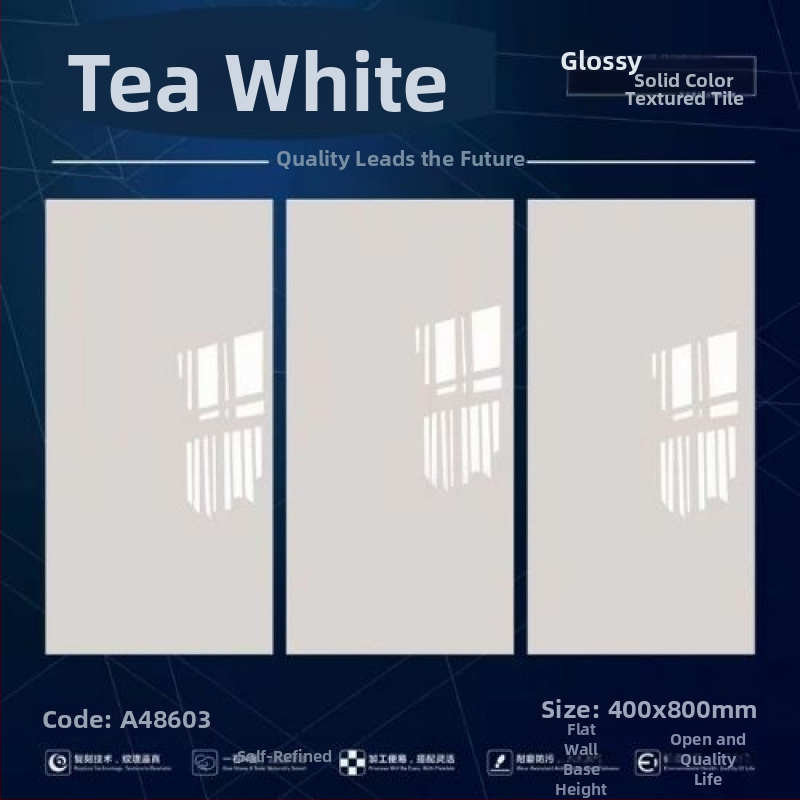 Sienų plytelės, blizgi paviršius, švelnus šviesos efektas, vonios kambariui, vandens įsigeriamumas ≤0.5%