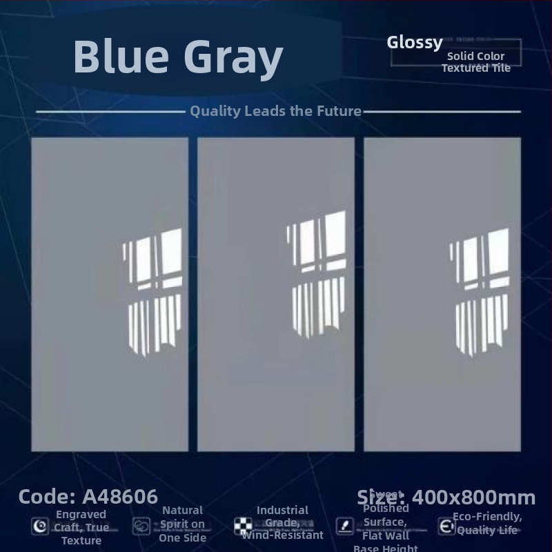 Sienų plytelės, blizgi paviršius, švelnus šviesos efektas, vonios kambariui, vandens įsigeriamumas ≤0.5%