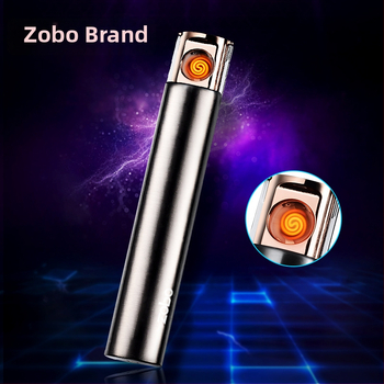 ZOBO USB uzlādes metāla zapālētājs – pretvēja, universālā dāvana, mūsdienīgs minimālisks dizains