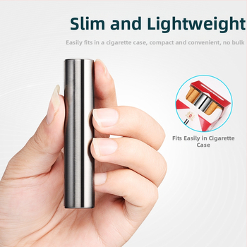 ZOBO USB uzlādes metāla zapālētājs – pretvēja, universālā dāvana, mūsdienīgs minimālisks dizains