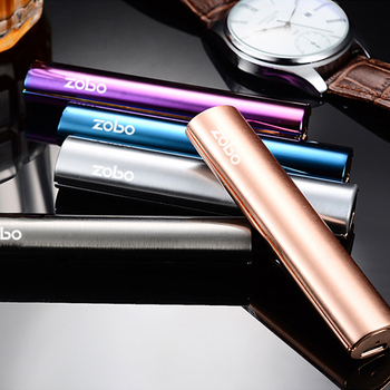 ZOBO USB uzlādes metāla zapālētājs – pretvēja, universālā dāvana, mūsdienīgs minimālisks dizains