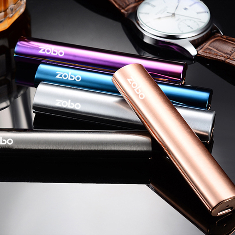 ZOBO USB uzlādes metāla zapālētājs – pretvēja, universālā dāvana, mūsdienīgs minimālisks dizains