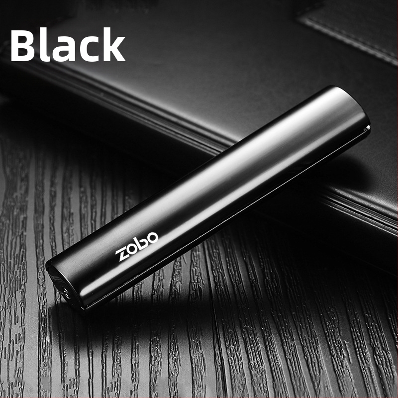 ZOBO USB uzlādes metāla zapālētājs – pretvēja, universālā dāvana, mūsdienīgs minimālisks dizains