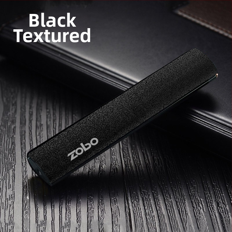 ZOBO USB uzlādes metāla zapālētājs – pretvēja, universālā dāvana, mūsdienīgs minimālisks dizains