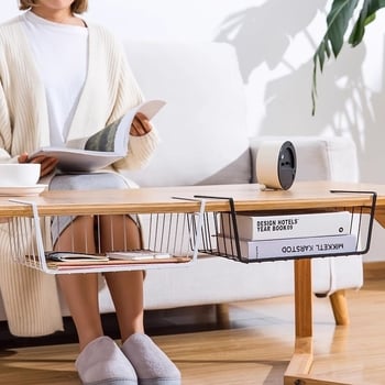 Organizator skladišta koji visi ispod stola, sklopivi od netkanog materijala, 1-slojni