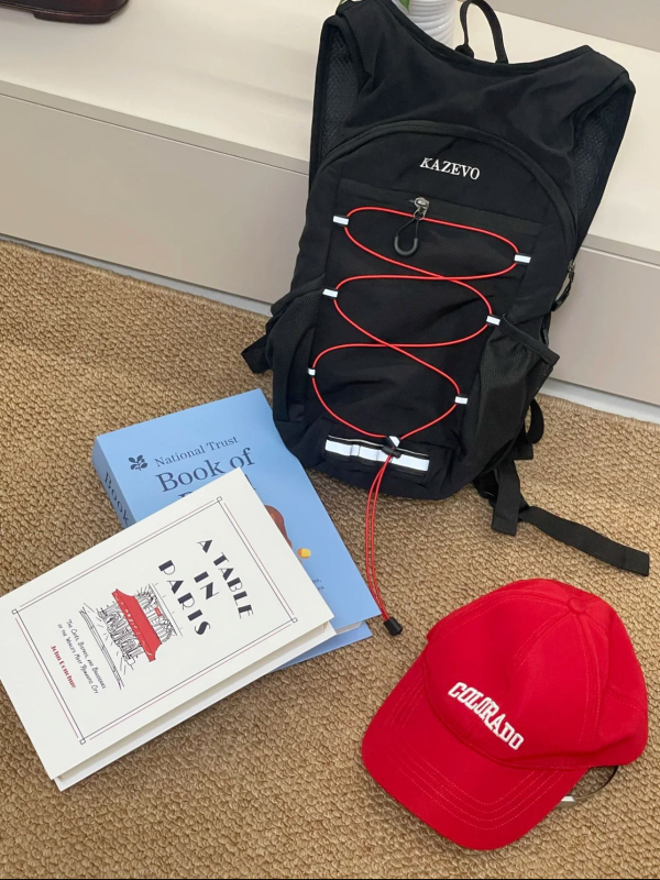 Ultra lengva žygio kuprinė – nailonas, nailono pamušalas, ergonominis nugaros panelis, lauko sportui